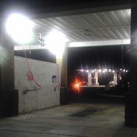 car wash using induction lighting