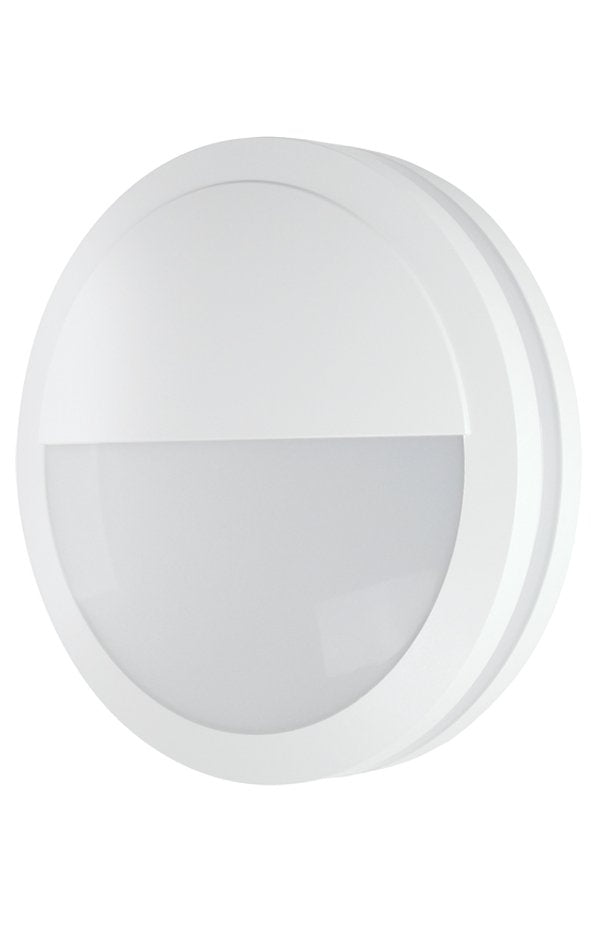 Wave Lighting 169FMF-WH Citadel Eyelid Series LED Wall Mount Outdoor Commercial Lighting Fixture