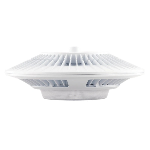 RAB Lighting GPLED78N 78 Watt LED Garage Ceiling Light Fixture Pendant Mount with Prismatic Lens