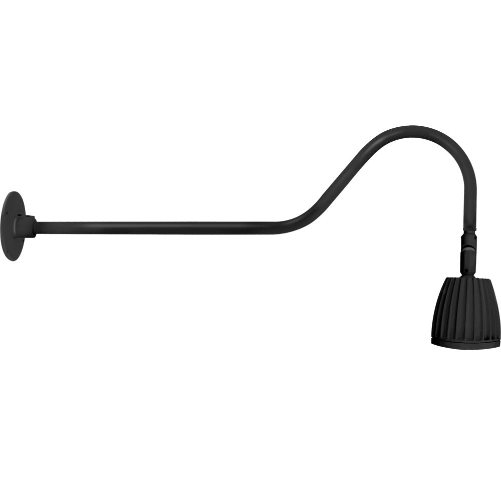 RAB Lighting GN2LED13 13W Decorative LED Gooseneck Light - No Shade
