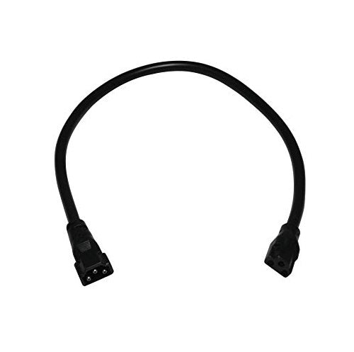 American Lighting ALC-EX Jumper Linking Cables for LED Complete with 18AWG Wire Male/Female Connectors - Black