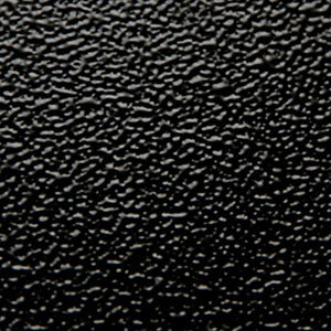 Black Powder Coat Finish