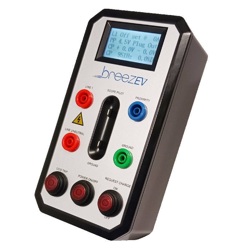BreezEV EVC-L2-ACC-TESTER-J1772 Level 2 Electronic Vehicle EV Charger Tester - 1