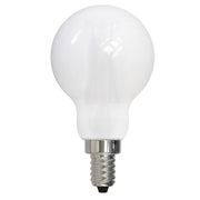 Bulbrite LED4A15 4-Watt A15 LED Filament E12 Milky Decorative Lamp with Fully Compatible Dimming 4-Pack
