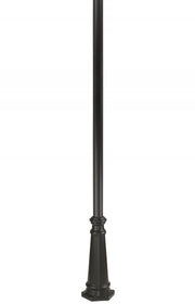 Wave Lighting C6P2 6-Foot Aluminum Surface Mount Commercial Post and Base Combo