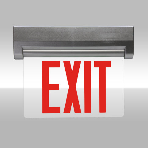 Maxlite EXE-RS1S Single Sided LED Edge-lit Exit Sign Red Letters with Battery Backup