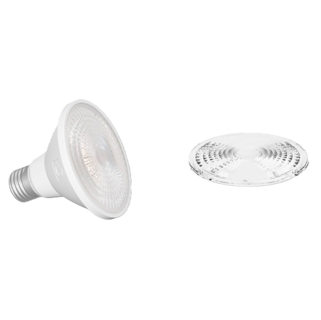 Green Creative 11PAR30SNDIM 11-Watt PAR30 Short Neck Enclosed Lamp with Swappable Lens Dimmable 75W Equivalent - White