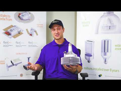 Light Efficient Design LED-8242M 270-Watt LED Enclosed Rated High Bay Retrofit Lamp Replaces 1000W HID - 2