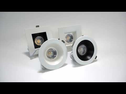 Lotus JXL-COB02-S08W-CCT 8 Watt 2-Inch 3 Color Selectable LED Square Recessed Economy Downlight Fixture Dimmable - 5