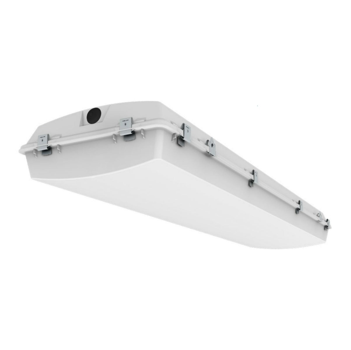 ILP Lighting HZB4-30L DLC Premium Listed 209 Watt 4FT LED Hazardous Location Vapor Tight Highbay Fixture Dimmable with Stainless Steel Latches Replaces 575W MH
