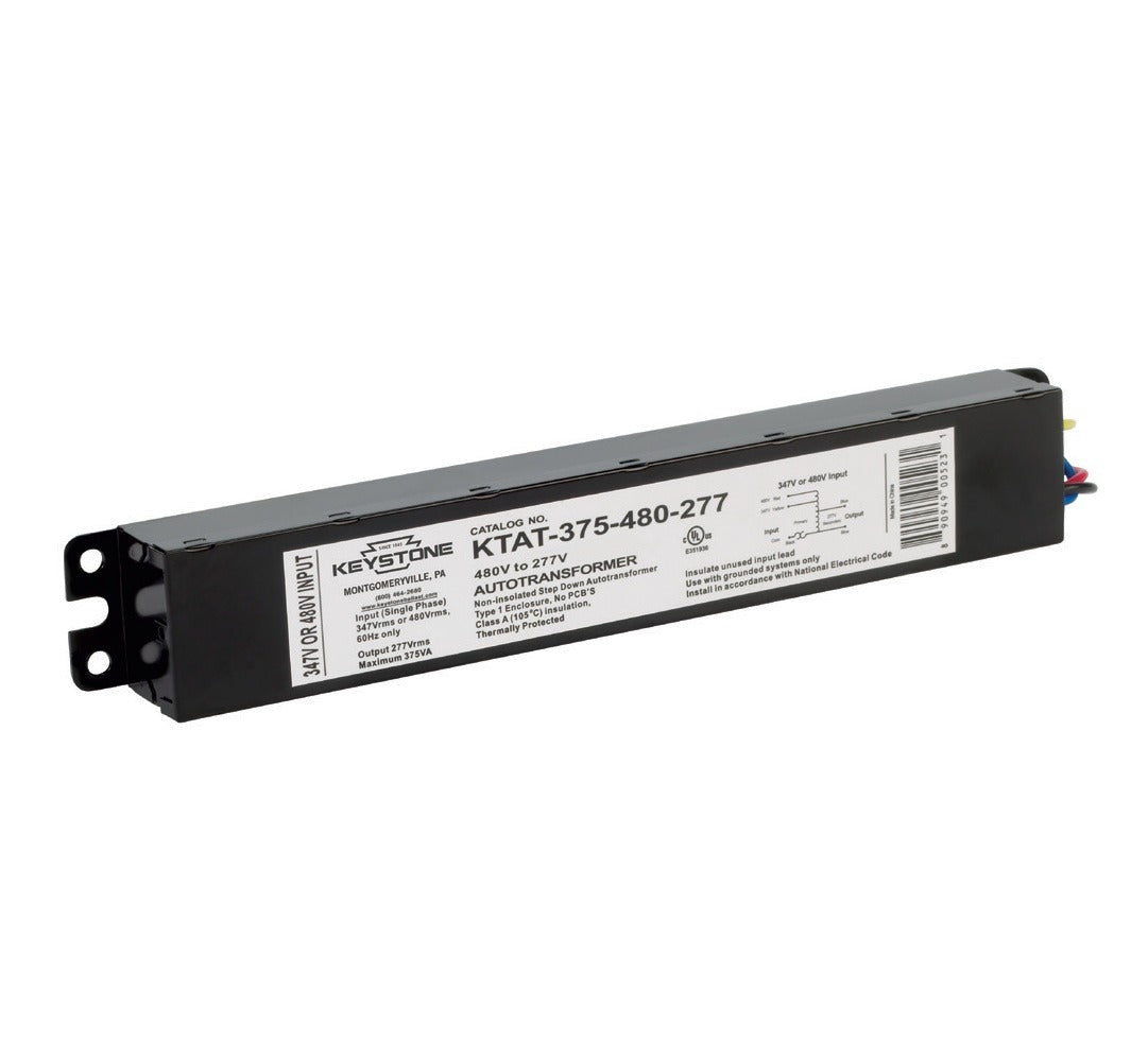 Keystone KTAT-375-480-277 /A-DP 480V to 277V Step-Down Auto-Transformer