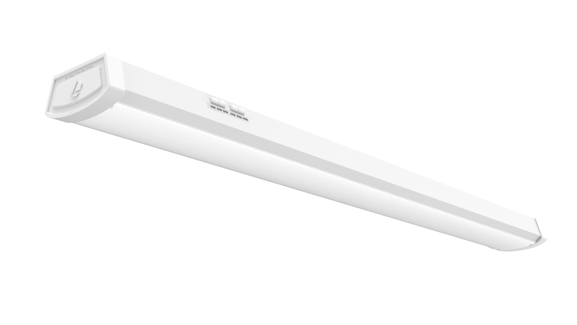 Lithonia Lighting FMLWL LNK 48 ALO4 8SWW2 25-55 Watt 4Ft LED Linkable Wrap Light Fixture Selectable Wattage and Color