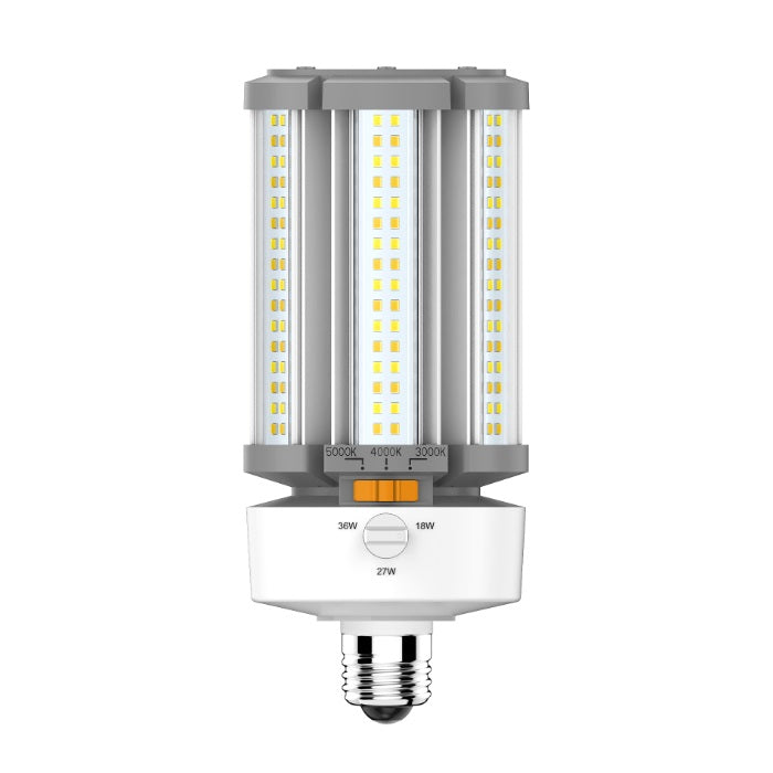 Eiko LPS36CC/8FCCT/U/E26 Wattage and Color Selectable LED Corn Cob HID Replacement Lamp E26 100W MH/70W HPS Equivalent