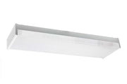 Eiko LW2/25W/840/HD DLC Listed 25-Watt 2FT LED Linear Wrap Fixture Dimmable 4000K Replaces 2 Lamp T8 Fluorescent