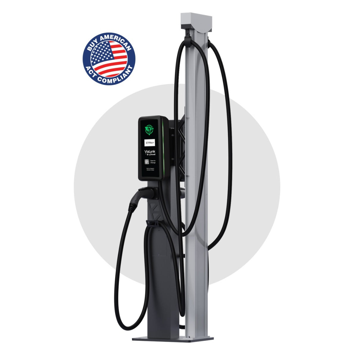 MaxLite EVMax+ LW101 BAA Compliant Level 2 Charger Modular EVSE