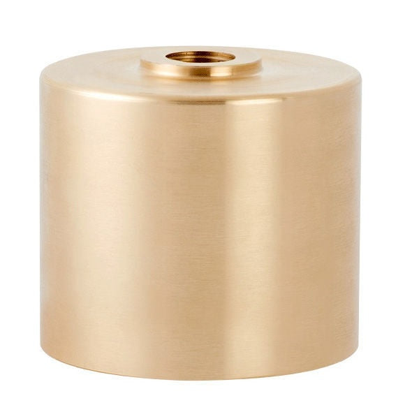 RAB Lighting MMCAP3BR Metal Mighty Cap 3" FITS 2 7/8"OD Pipe Brass Accessory