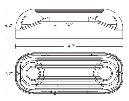Mule Lighting MRD-WL Wet Location Emergency Light