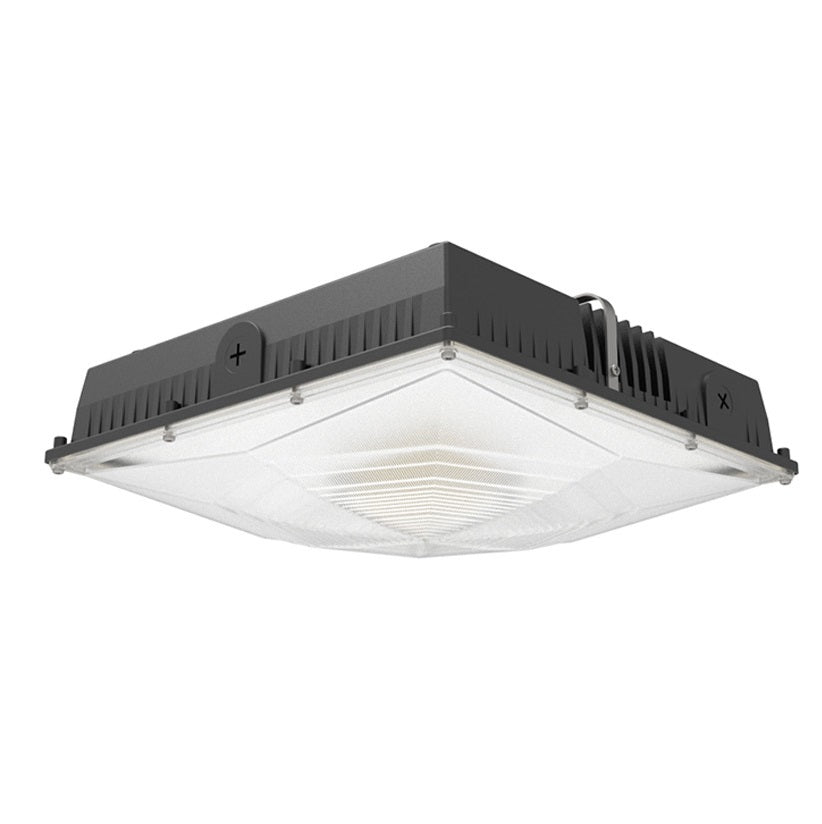 NaturaLED FX13SCM100SW/8CCT3/BK 13x13 Wattage and Color Selectable LED Slim Canopy Light Fixture Dimmable