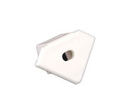 American Lighting PE-AA45-FEED Plastic End Cap with Wire Feed Hole for Trulux Premium 45 Extrusion