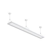 SLG Lighting SSD 8 85 G1 35K 80 Watt 8FT LED Suspended Semi-Direct Linear Light Fixture 3500K