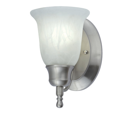 Sunpark 4475-xxx-62 Alabaster Glass Shade Vanity Light Fixture 13W Lamp GU24 0