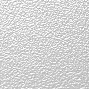 White Powder Coat Finish