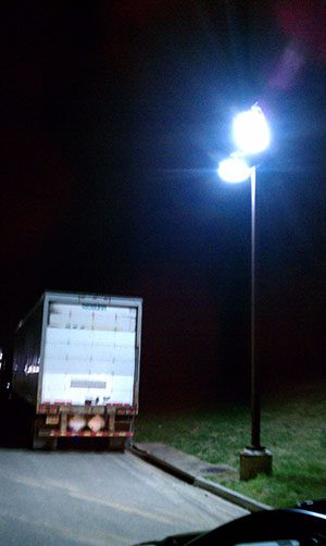 200w induction shoebox street light