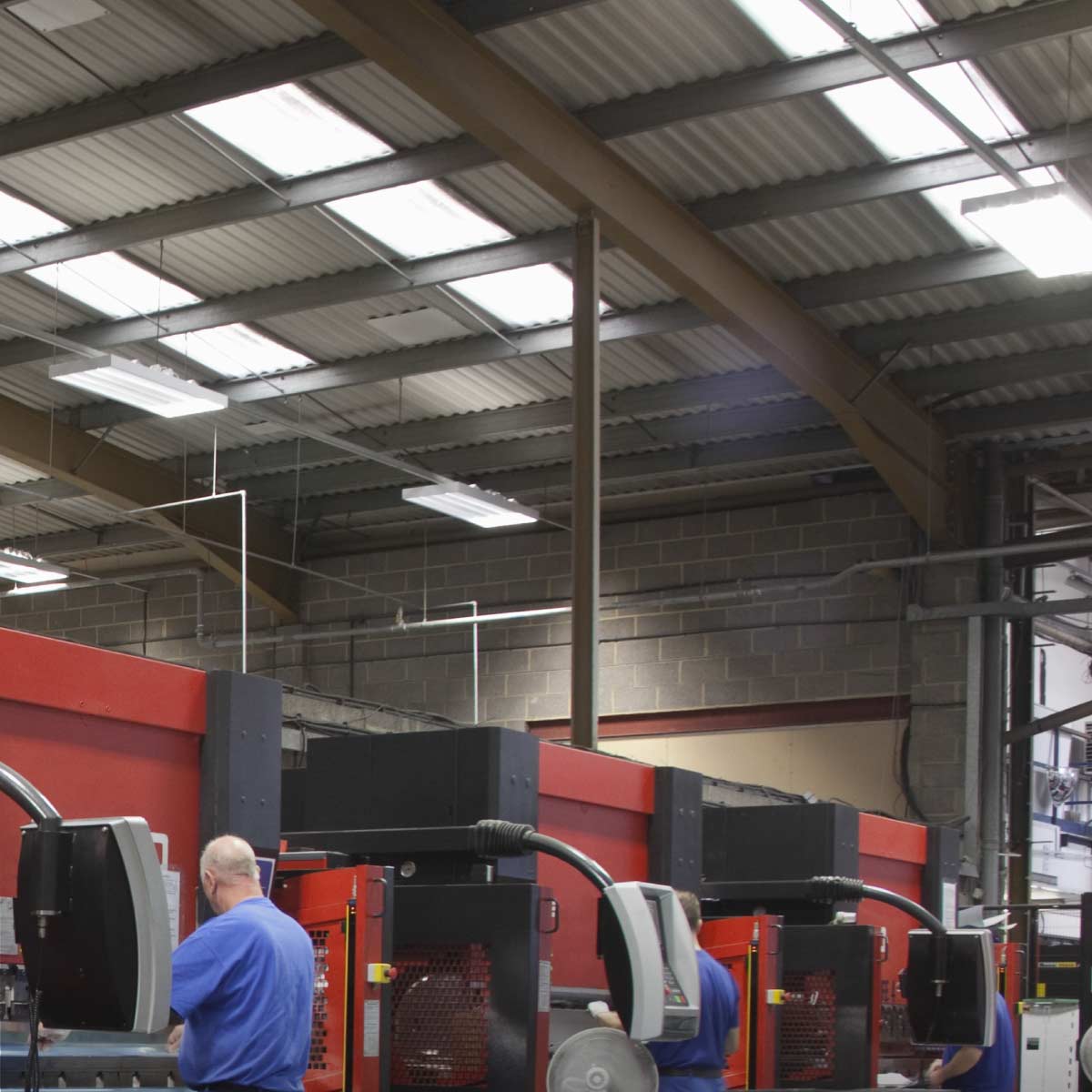 Shine Retrofits Warehouse Ceiling Lights