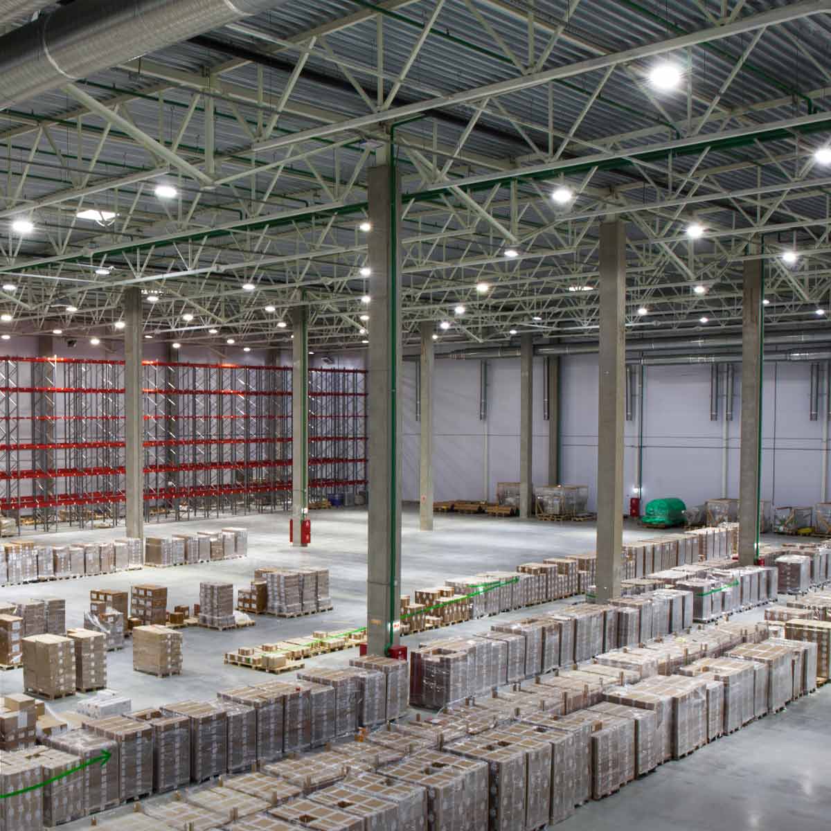 Shine Retrofits Large Well-Lit Warehouse