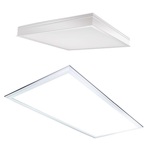 2 LED flat panel light fixtures