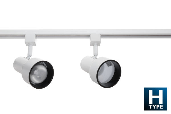 Nicor Lighting 10998WH 3-Light Adjustable Head 4FT Linear Track Lighting Kit