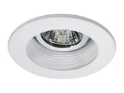 Nicor Lighting 13002WH 3-Inch White Recessed Baffle Trim for MR16 Bulb