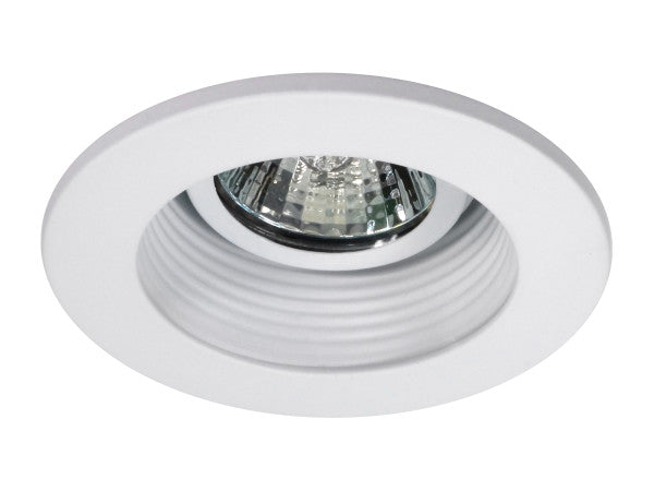 Nicor Lighting 13002WH 3-Inch White Recessed Baffle Trim for MR16 Bulb
