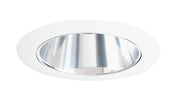 Juno Lighting 17 CWH 4-Inch Cone Trim, Clear Alzak Cone and White Trim