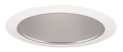 Juno Lighting 27 HZWH 6 Inch Tapered Cone, Haze Cone with White Trim Ring