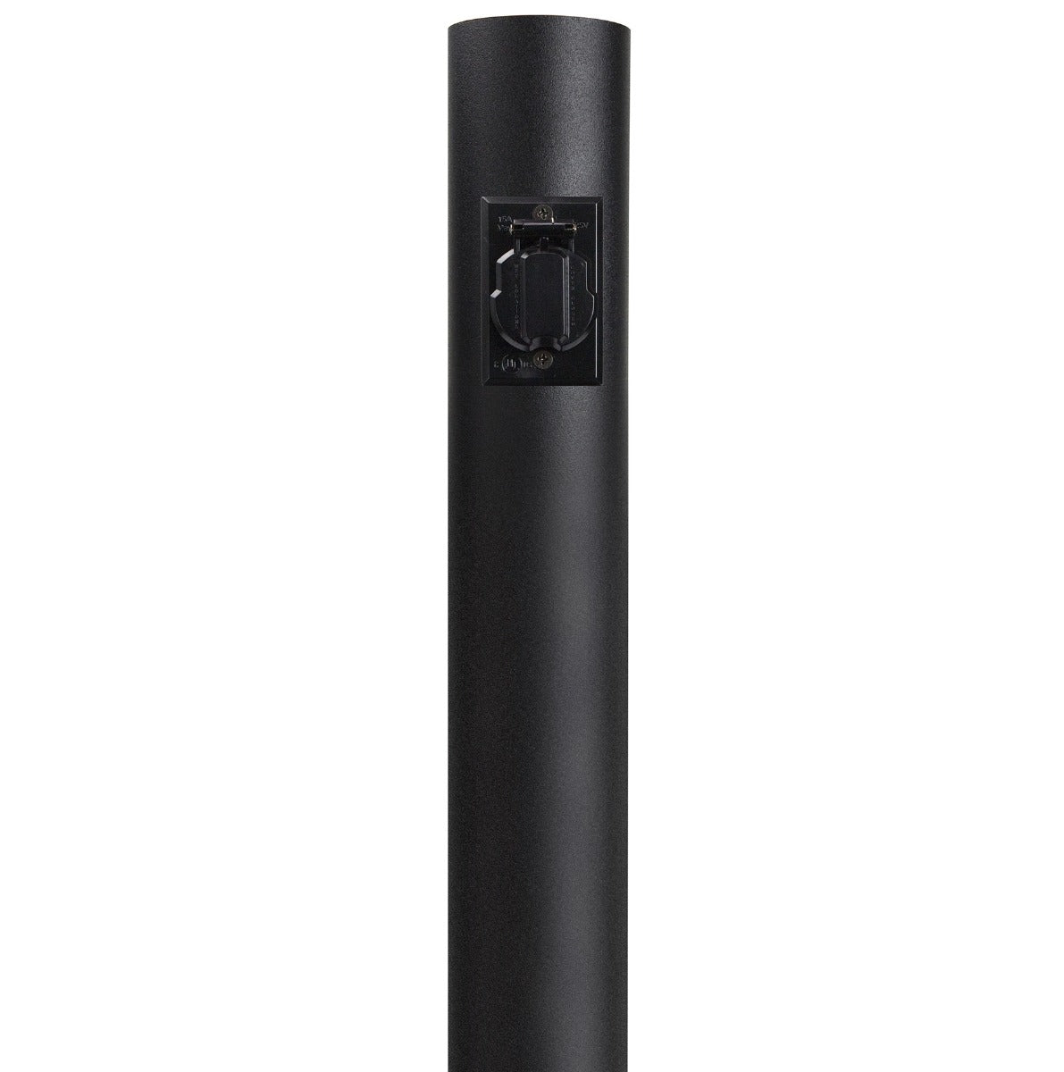Wave Lighting 293-C320 8FT Outdoor Lamp Post Traditional In Ground Light Pole with Cross Arm Grounded Convenience Outlet