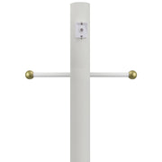 Wave Lighting 295-320 7FT Outdoor Direct Burial Lamp Post with Cross Arm and Auto Dusk-Dawn Photocell