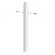 Wave Lighting 295-NCA 7FT Outdoor Direct Burial Aluminum No Cross Arm Lamp Post for Standard 3-Inch Post Top Fixtures