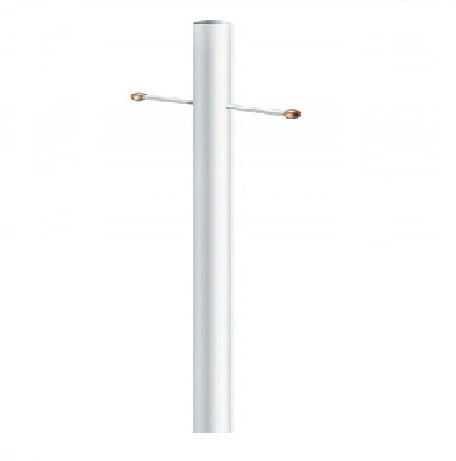 Wave Lighting 295-NCA 7FT Outdoor Direct Burial Aluminum No Cross Arm Lamp Post for Standard 3-Inch Post Top Fixtures