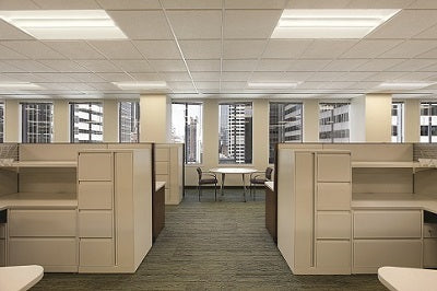 Image 2 Lithonia Lithonia Lighting BLT Series 2X4 34 Watt Low Profile Recessed LED Troffer Light Fixture 4000 Lumens (Pallet Discount Also Available)