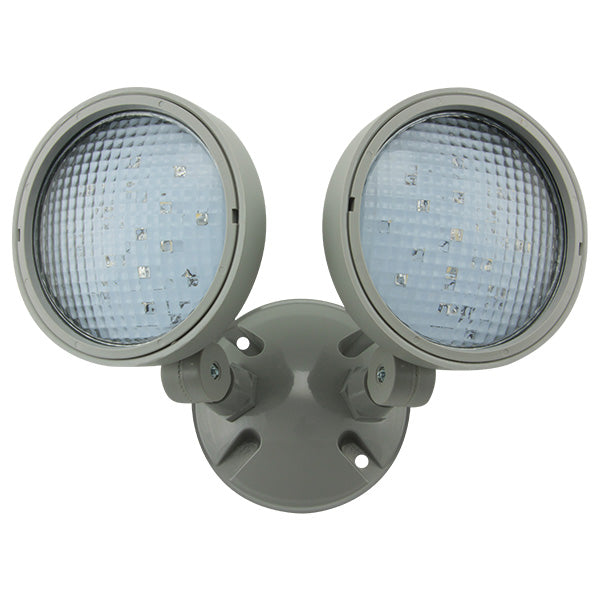 Barron Lighting 2RL1-WP 1-Watt LED Double Remote Fully Adjustable Head Lamp for Emergency Lighting