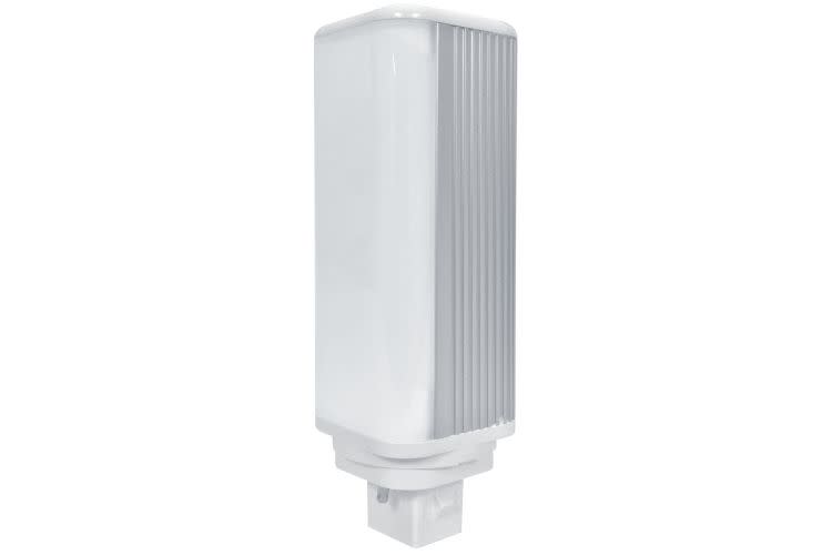 GE Lighting LED9G24Q-H DLC Listed 9 Watt LED Fully Enclosed Horizontal 4 Pin Plug-In Lamp Non-Dimmable