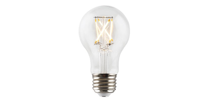 Green Creative 5FA19DIM/827 5 Watt LED A19 Filament E26 Clear Lamp 120V Dimmable