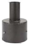 SLG Lighting 5SQR-SP-D Tenon Top for 5-Inch Round Pole 2-3/8-Inch O.D