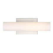Satco 62-1321 Bend LED Small Vanity Brushed Nickel and White Acrylic