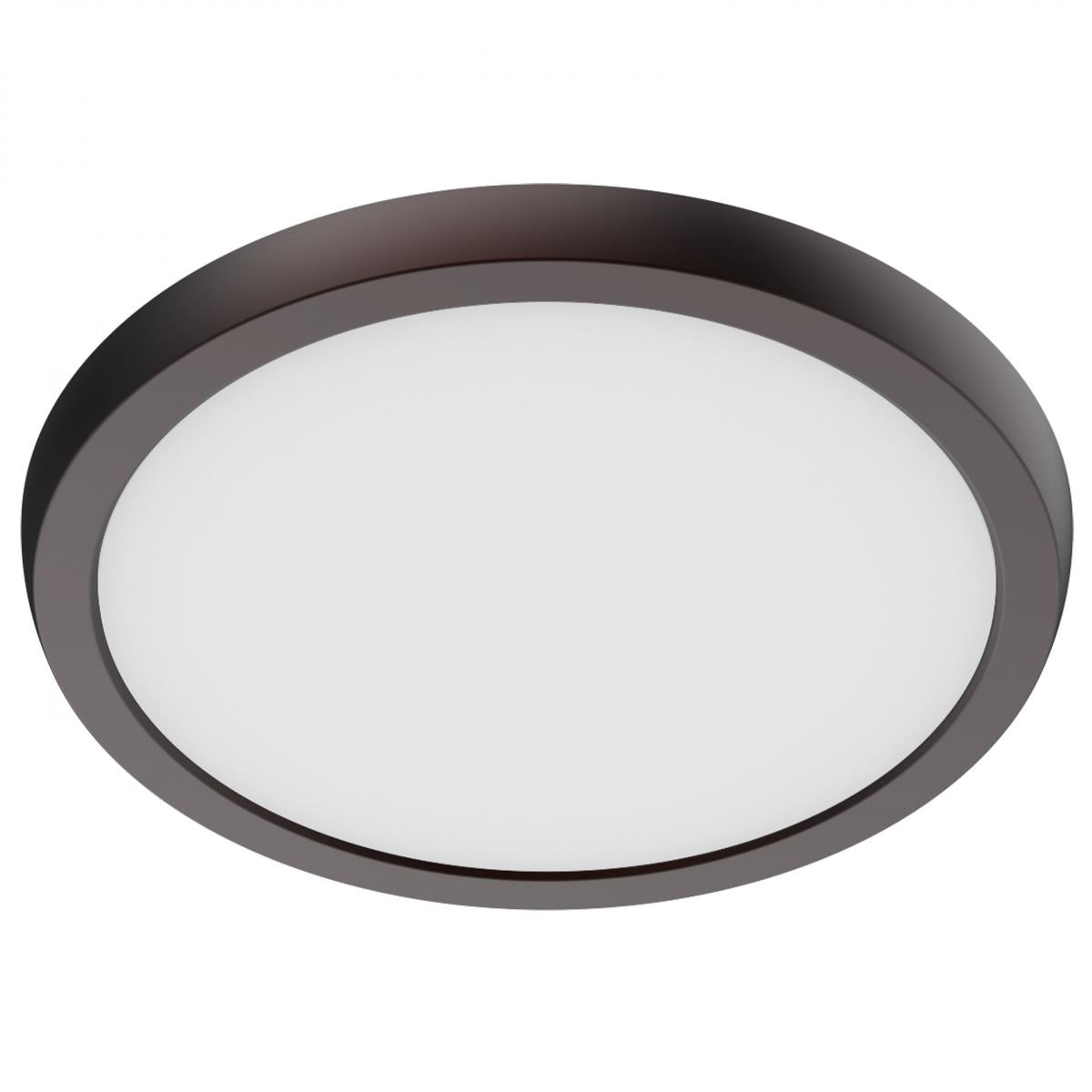Satco Lighting 62-1922 9-Inch 11-Watt 5CCT Selectable LED Blink Performer Flush Mount Fixture Dimmable - Round Bronze