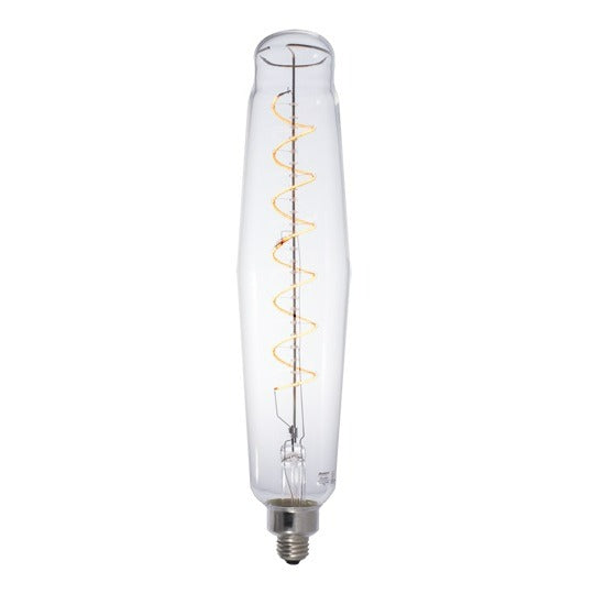 Bulbrite 776301 LED4ET25/22K/FIL 4 Watt Tubular Shaped Grand LED Filament Decorative Light Bulb 2200K