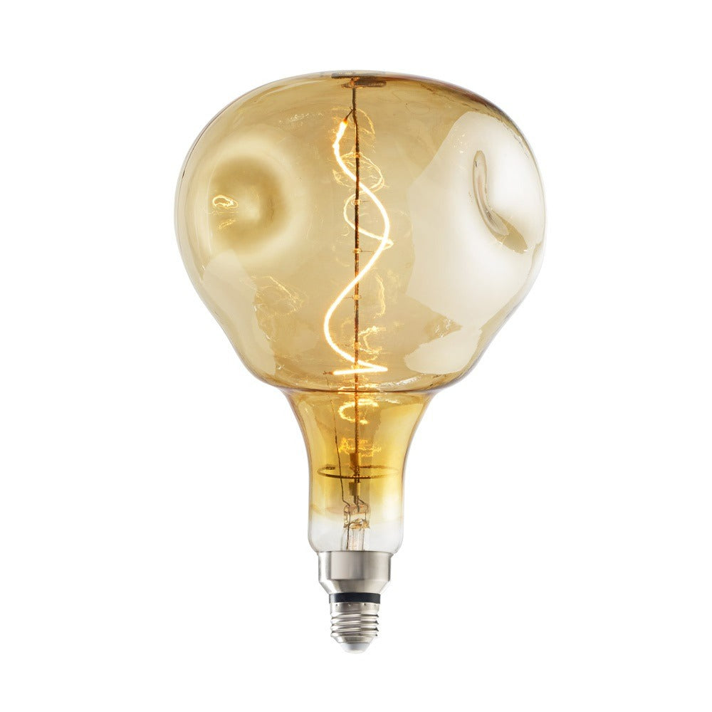Bulbrite 776319 LED4ORB/20K/FIL-NOS 4 Watt ORD Shaped Grand LED Filament Nostalgic Decorative Light Bulb 2000K