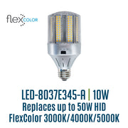 Light Efficient Design LED-8037E345-A 11 Watt Flex Color Bollard Retrofit Corn Lamp 0