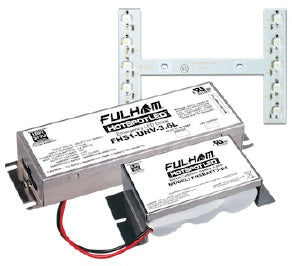 Fulham Lighting FHSKITT10LNF 10 Watt Emergency Lighting Retrofit Kit 1350 Lumens 120 Minute Run time F Battery
